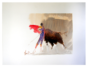 tauromachie peinture juan benito
